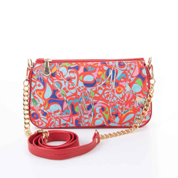 Handmade Faux Leather Chain Strap Bag Tiara