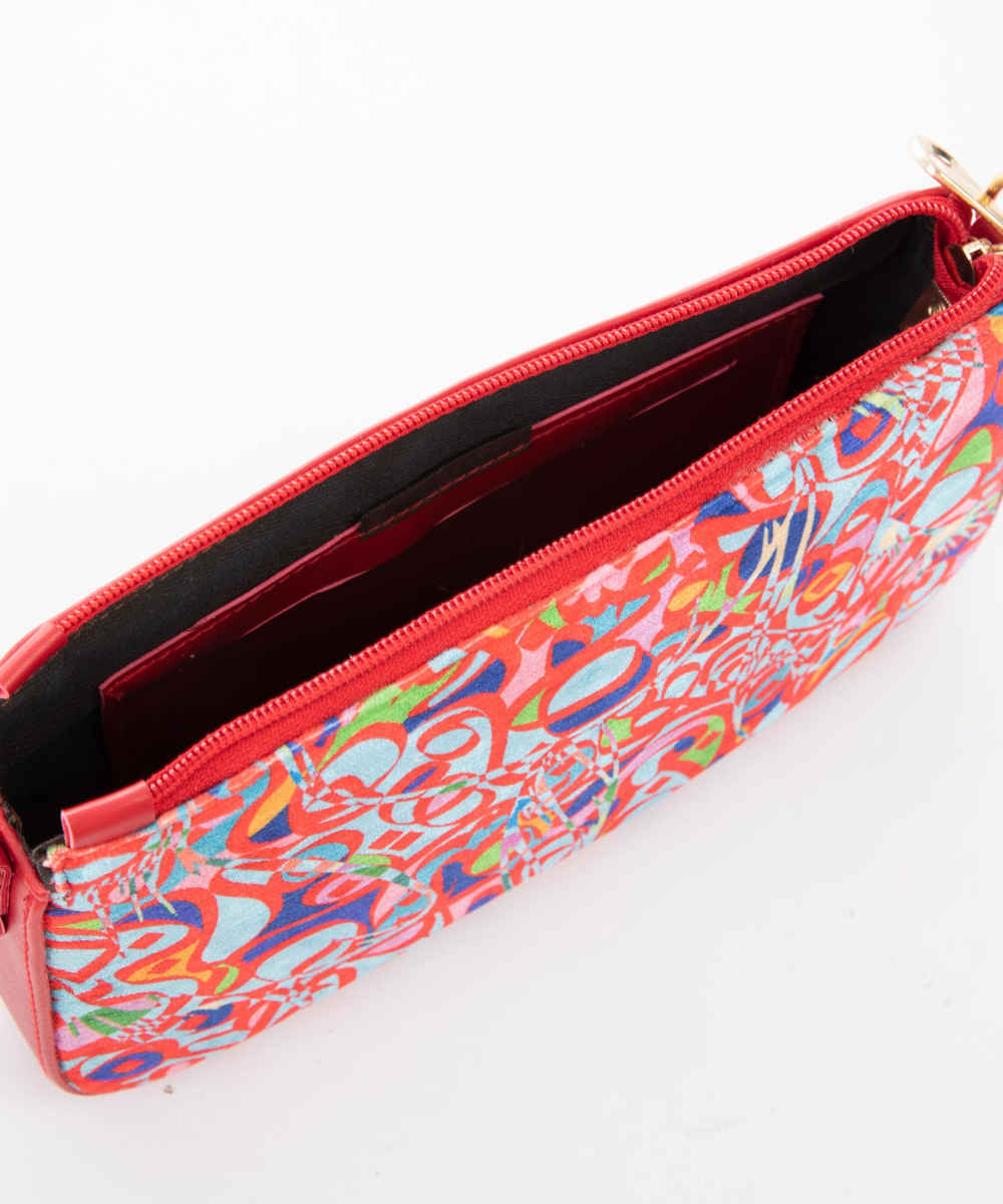 Handmade Faux Leather Chain Strap Bag Tiara