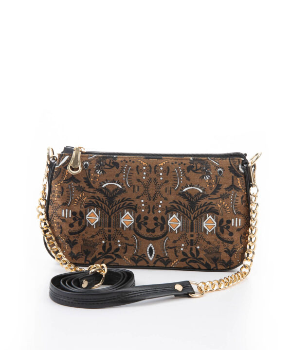 Handmade Faux Leather Chain Strap Bag Traditional Design