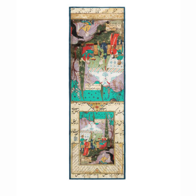 Persian Print Shawl for Women Artistic Model Khosro Shirin