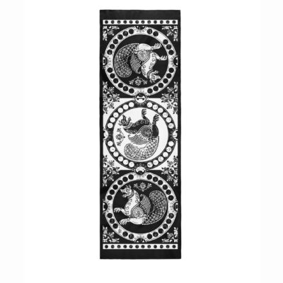 Persian Print Shawl for Women Artistic Model Simorgh