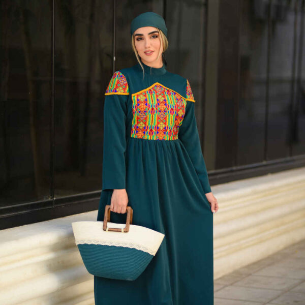 Women's Long Sleeve Crepe Dress Suitable for Outdoor Model Setila