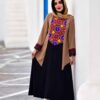 Women's Long Sleeve Embroidered Dress Suitable for Outdoor Style Model Asoo