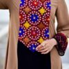 Women's Long Sleeve Embroidered Dress Suitable for Outdoor Style Model Asoo