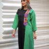 Women's Long Sleeve Linen Dress Suitable for Outdoor Model Maral