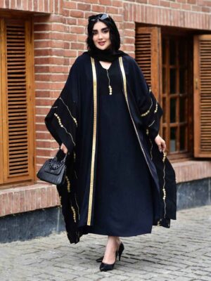 Elegant Butterfly Abaya for Women – Airy Sleeves & Soft Fabric
