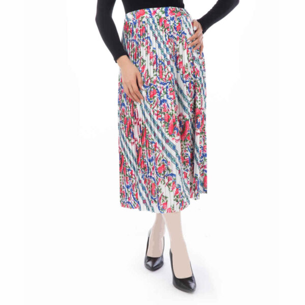 Women's Pleated Midi Skirt Model Vania