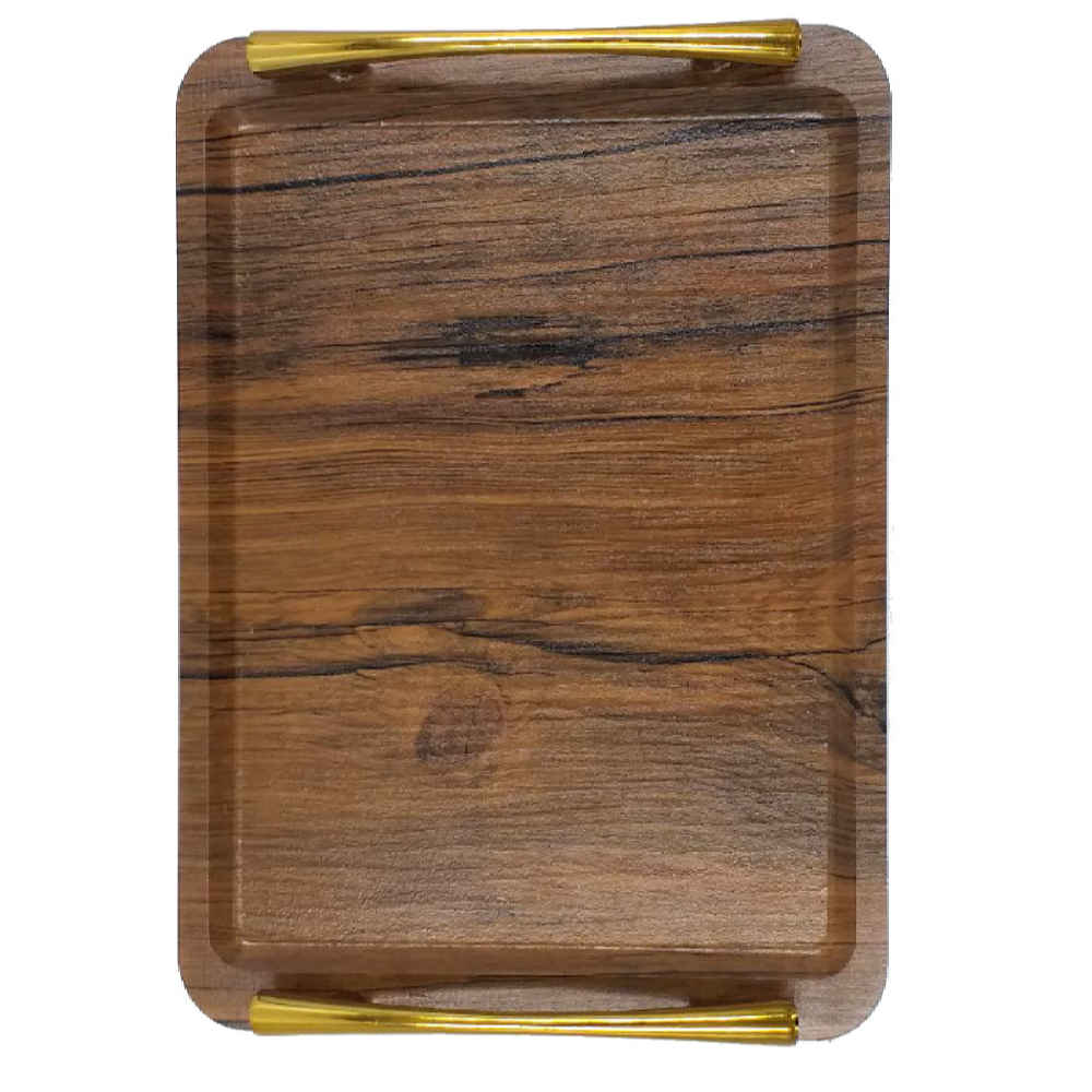 Wooden Tea Serving Tray Model Hananeh