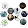 Islamic Button Pin Set for Shia Muslims - Saheb Zaman