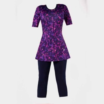 2 Piece Women’s Short Sleeve Swimsuit Model Maha