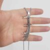 Zulfiqar Sword Necklace - Islamic Steel Sword Pendant