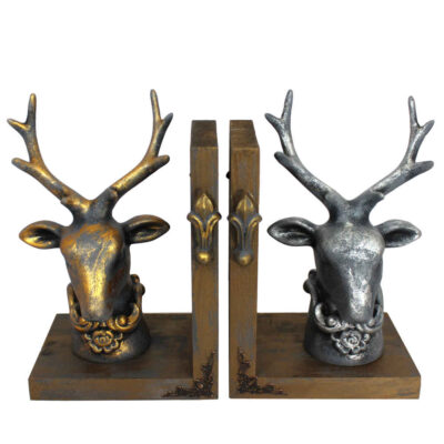 Polyester Sculpture Bookend with Animal-Theme Shekar