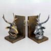 Polyester Sculpture Bookend with Animal-Theme Shekar