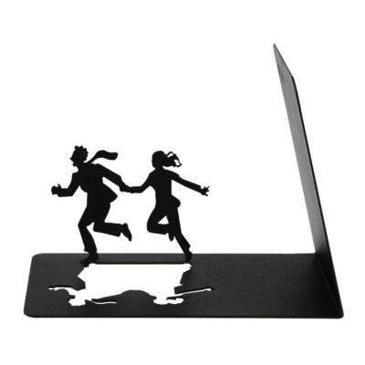 Metal Art Bookend for Shelf with the Design Nita