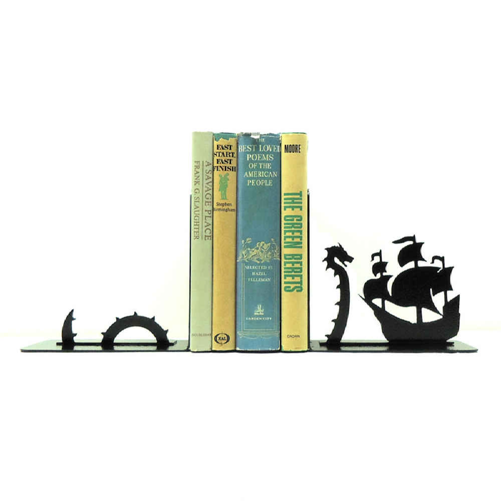 Darya Design Persian Metal Art Bookend – Ideal for Calm and Coastal Styles