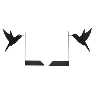 Metal Art Bookend for Shelf with Animal-themed Design Birds