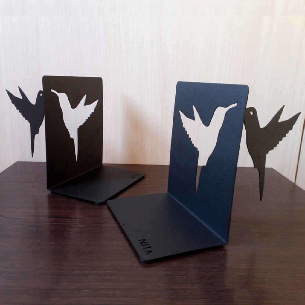 Bird-Themed Metal Art Bookend – Perfect for Nature Lovers