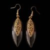Dangle Metal Earrings with Traditional Style Naz