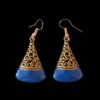 Dangle Metal Earrings with Traditional Style Farnoosh