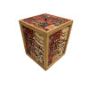 Persian Wooden Waste Basket & Tissue Box Set