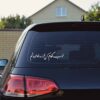 Persian Calligraphy Car Sticker - Khatere