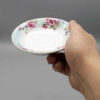 Persian Tea Saucer - Porcelain with Berkeh Design (Set of 6)