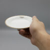 Persian Tea Saucer - Porcelain with Haleh Design (Set of 6)