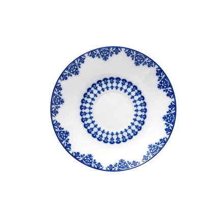 Persian Tea Saucer - Porcelain with Samarghand Design (Set of 6)