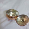 Handcrafted Persian Copper Sugar Bowl with Lid - Hammered Vida