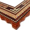 Handmade Framed Persian Engraved Copper Art Mahya – Traditional Wall Decor