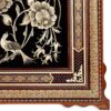 Handmade Framed Persian Engraved Copper Art Mahya – Traditional Wall Decor