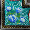 Handmade Framed Persian Engraved Copper Art Maryami – Traditional Wall Decor