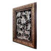 Handmade Framed Persian Engraved Copper Art Zarif – Traditional Wall Decor