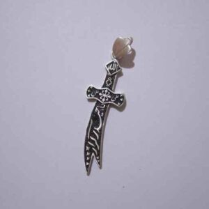 Dhu al-Faqar Imam Ali Sword Islamic Silver Pendant