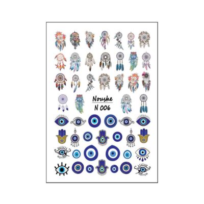 Evil Eye Nail Stickers – Dream Catcher Design