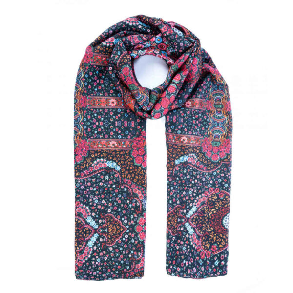 Printed Shawl for Women Artistic & Lightweight Floral Design