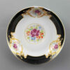 Persian Tea Saucer - Porcelain with Floral Gole Sorkh Design (Set of 6)
