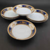 Persian Tea Saucer - Porcelain with Fardin Design (Set of 6)