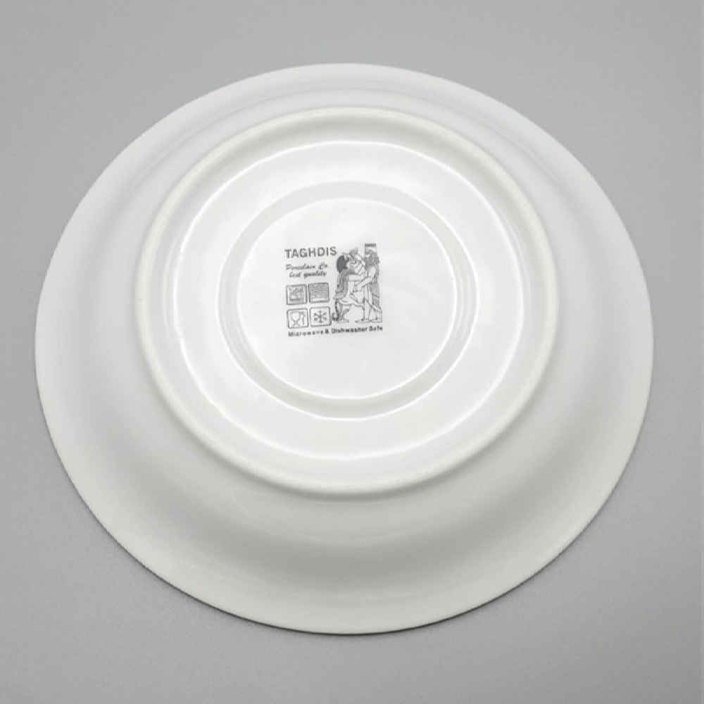 Persian Tea Saucer – Porcelain with Goldaste Design (Set of 6)