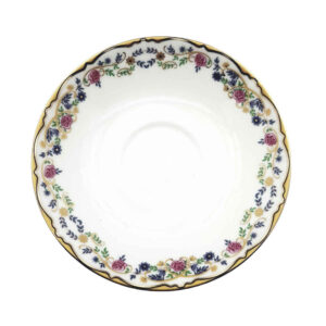 Persian Tea Saucer – Porcelain with Golestan Design (Set of 6)