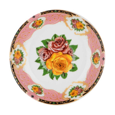 Persian Tea Saucer – Porcelain with Katrin Design (Set of 6)