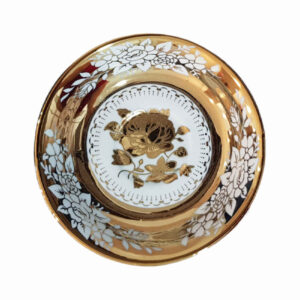 Persian Tea Saucer – Porcelain with Nazanin Design (Set of 6)
