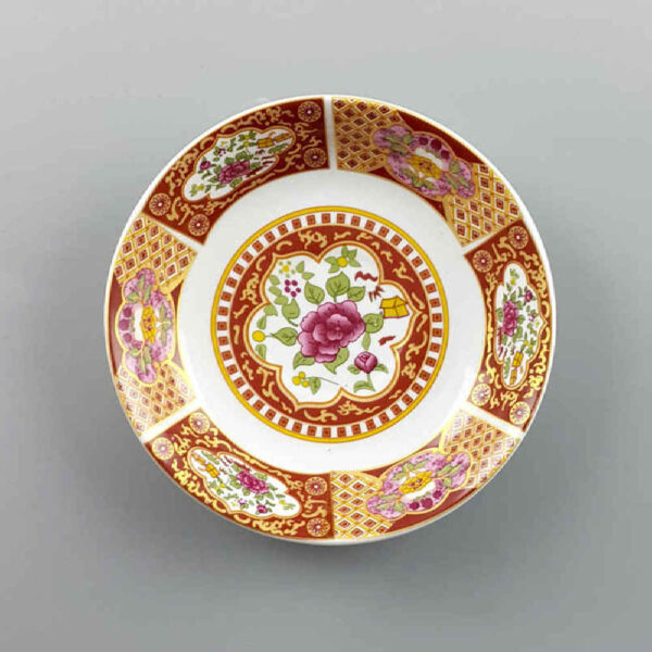 Persian Tea Saucer - Porcelain with Nika Design (Set of 6)