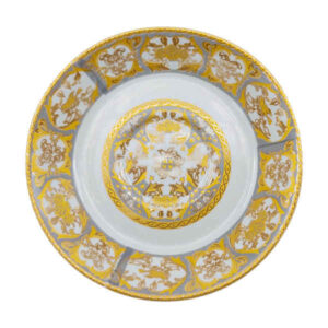 Persian Tea Saucer – Porcelain with Roniz Design (Set of 6)
