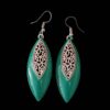 Dangle Metal Earrings with Traditional Style Naz