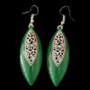 Dangle Metal Earrings with Traditional Style Naz
