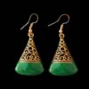 Dangle Metal Earrings with Traditional Style Farnoosh