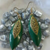 Dangle Metal Earrings with Traditional Style Naz