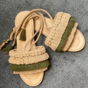 Handcrafted Macramé Sandal – Boho Footwear for Summer
