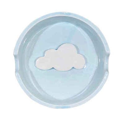 Handcrafted Ceramic Ashtray – Minimalist Cloud Design